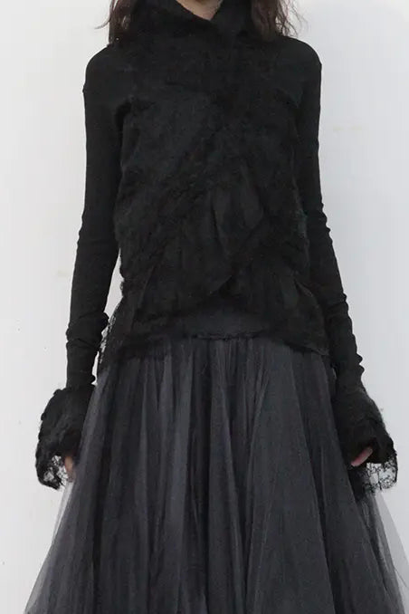 marc le bihan 22909 wool stretch panel jacket